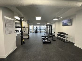 Fitness center with peloton® bikes